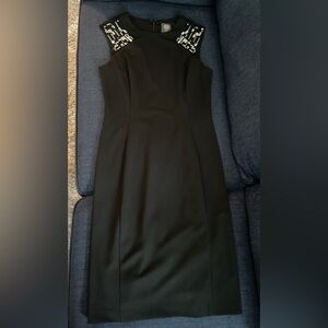 Sheath black dress Vince Camuto